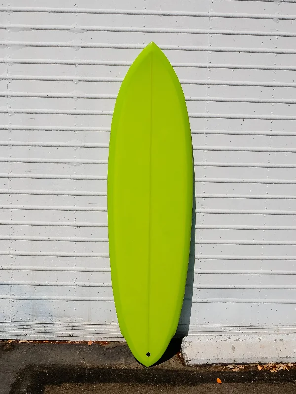 surfboards for increased lift-Deepest Reaches | Kozmk Kruzr 6’7" Lime Surfboard