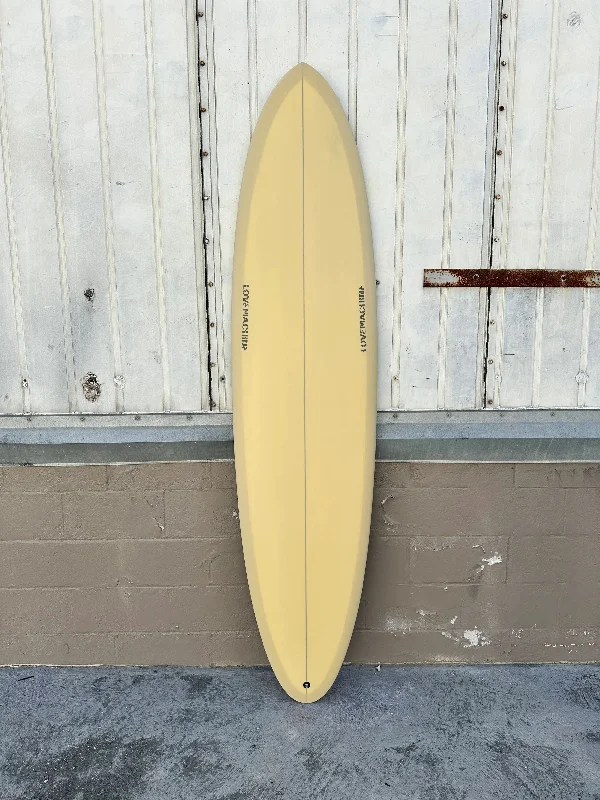 surfboards with adjustable fins for versatility-LOVE MACHINE 7'8 FM I OPAQUE KHAKI