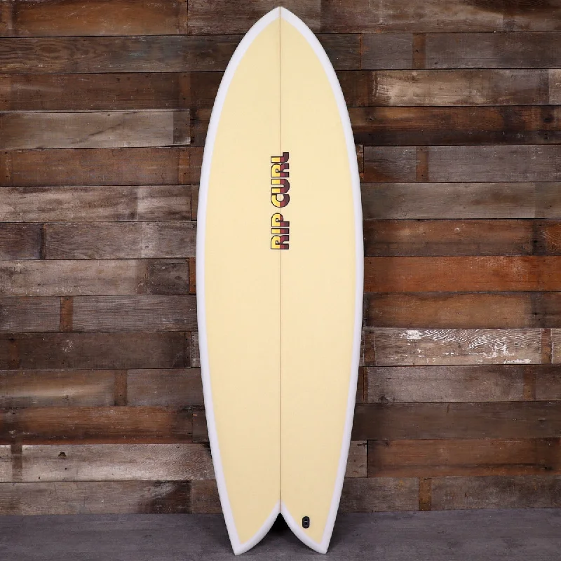 surfboards with increased control for advanced maneuvers-Rip Curl Twin PU 5'8 x 21 x 2 ½ Surfboard - Clear/Natural