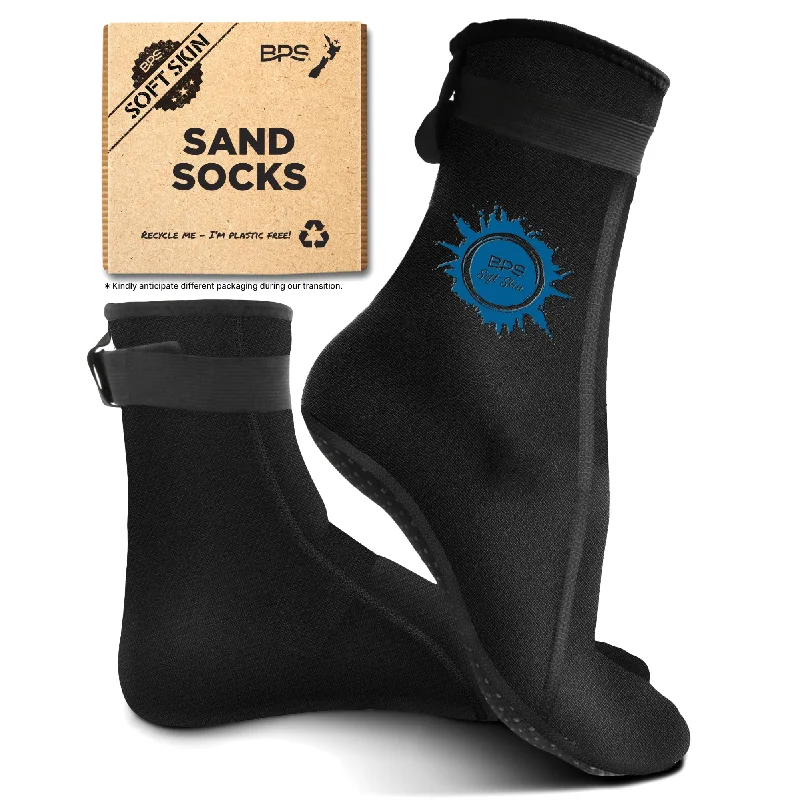 surf clothing for better fit and flexibility-BPS 'Soft Skin' High Cut Water Socks