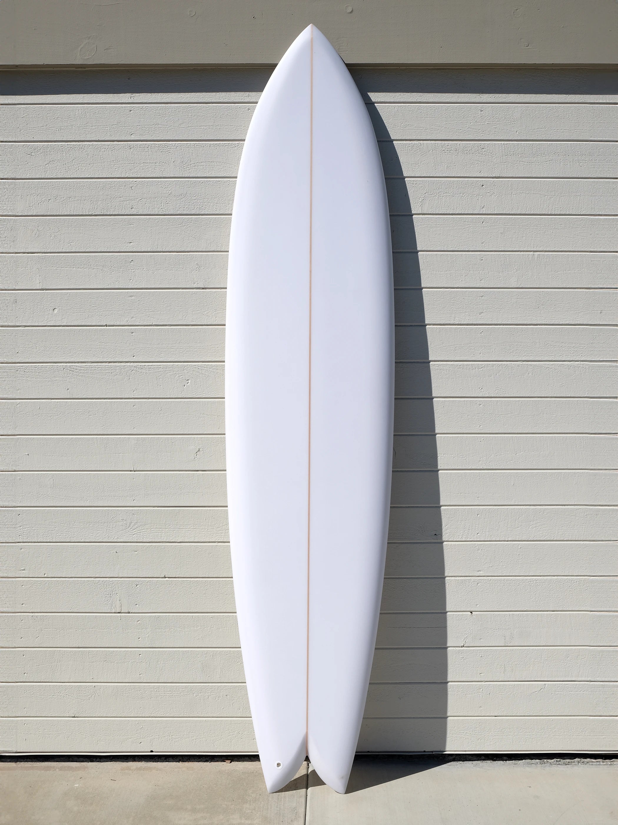 surfboards for faster paddle power-Deepest Reaches | 8’6” Mega Fish Clear Surfboard