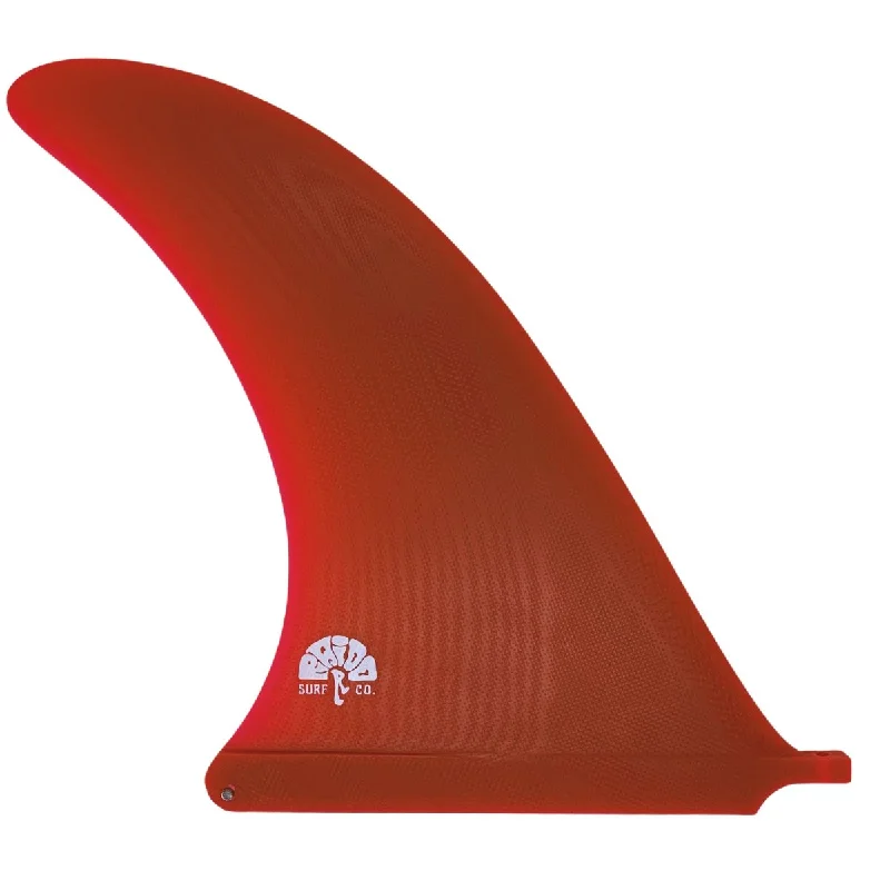 surfboard fins with reinforced edges for durability-Scarlet - Pivot Longboard Fin