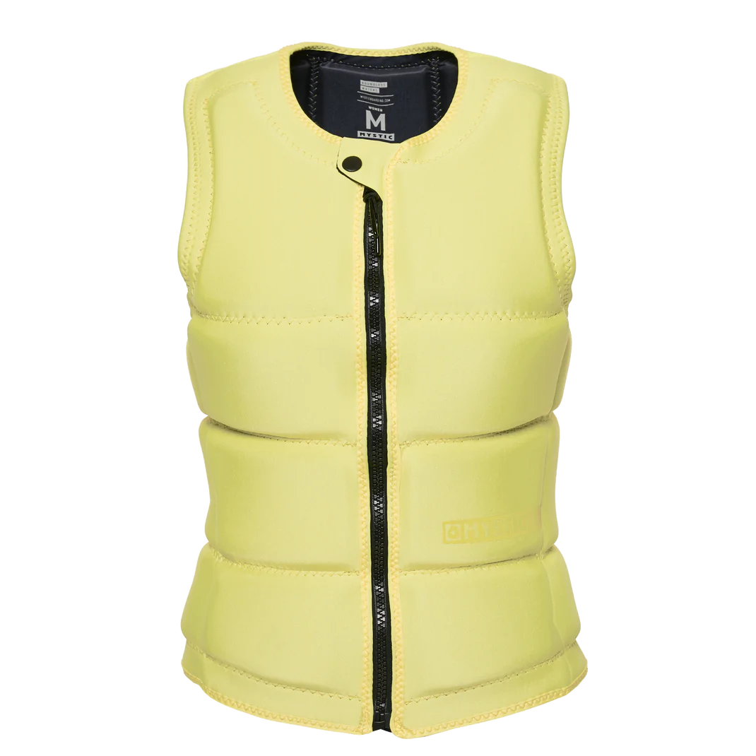 surf clothing with full coverage for sensitive skin-Star Women's Impact - Pastel Yellow