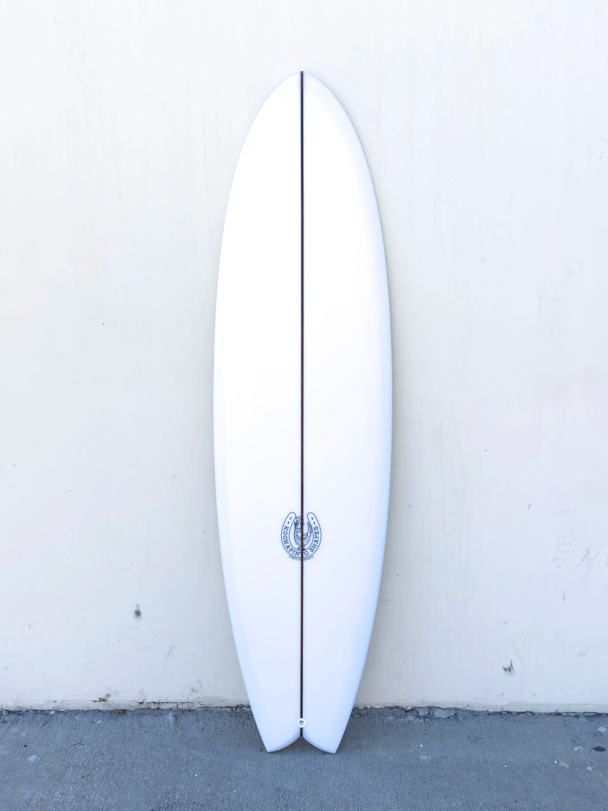 surfboards for tight turns-6'5" Thin Twin Fish - Clear No Color Surfboard