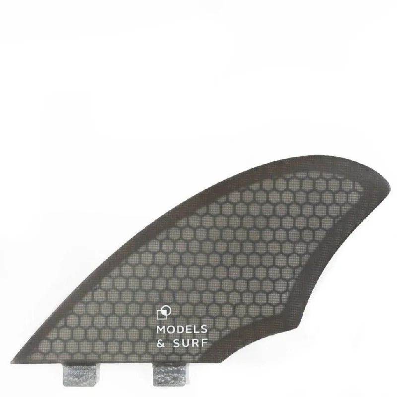 surfboard fins for increased wave-holding ability-Surfboard Side Fins - The Batman - Twin Fins / Fibreglass