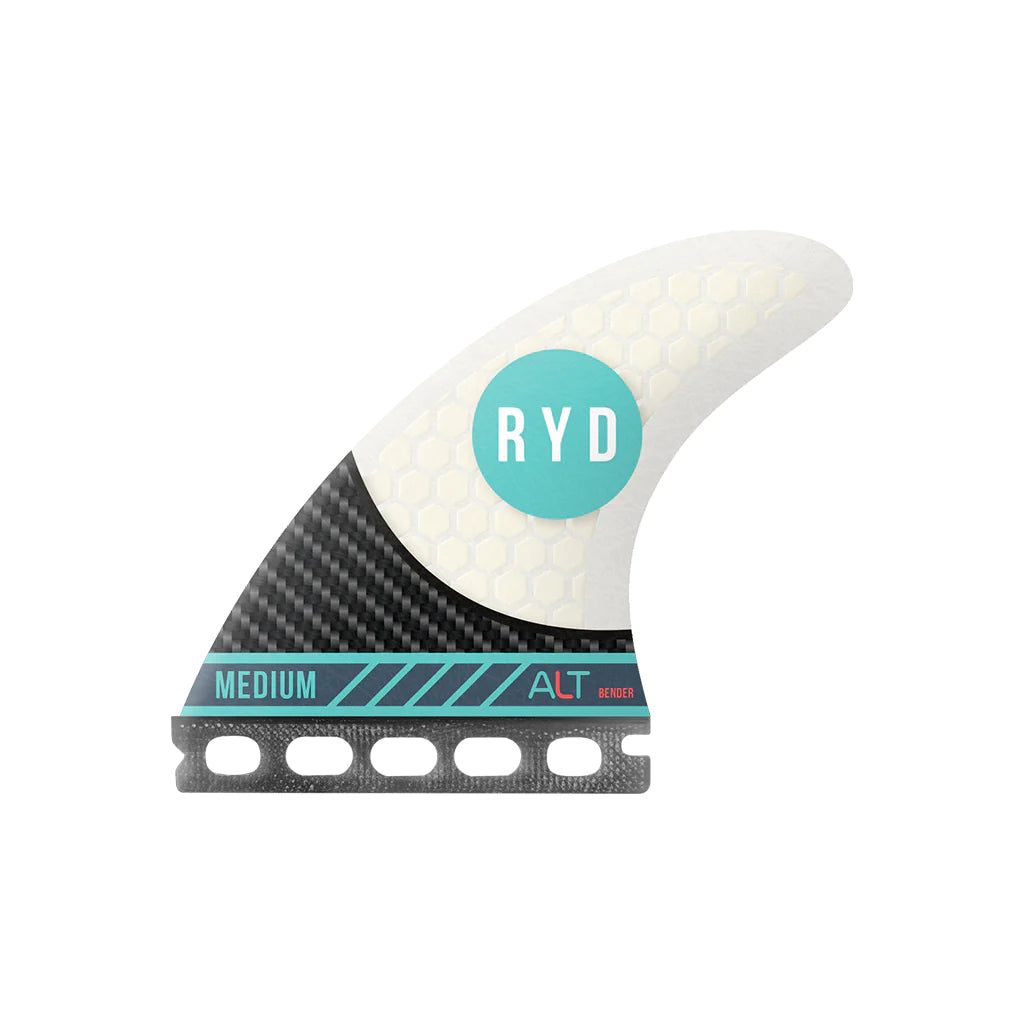 surfboard fins for increased grip and control in the water-RYD Surf Fins Thruster Set - CarbonFlex Fiberglass - Futures