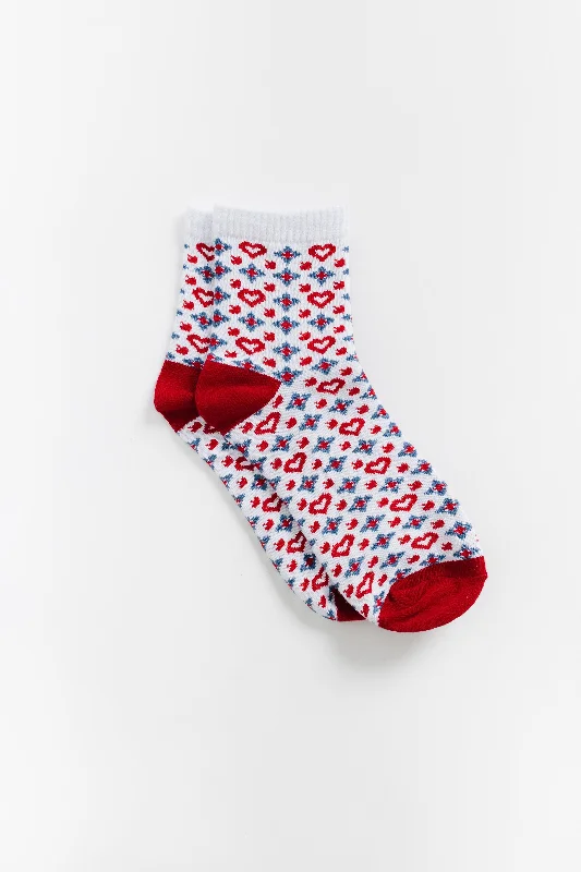 surf clothing for eco-conscious brands-Cove Fairisle Crew Socks