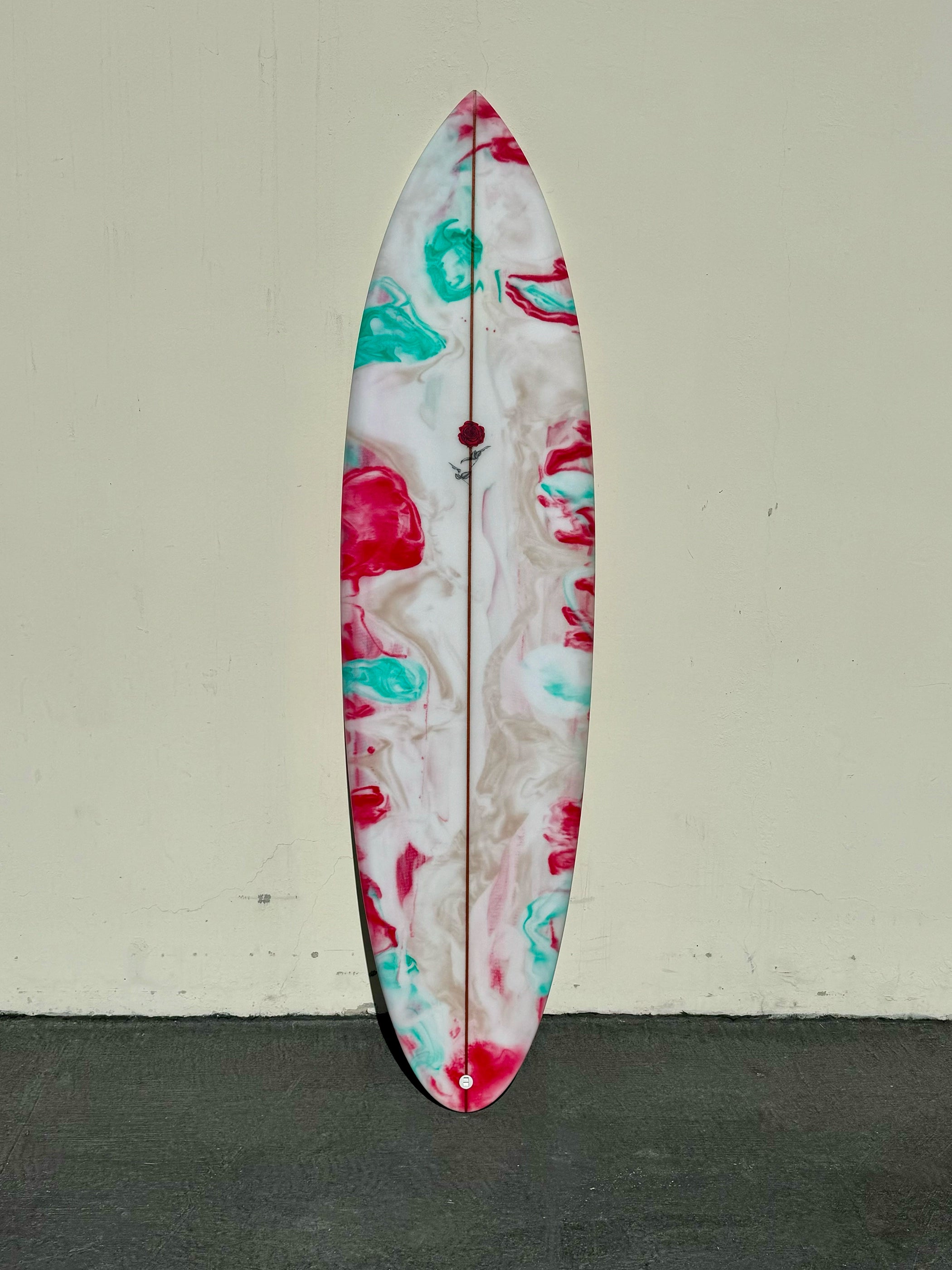 surfboards with optimized rocker profiles-Petal to the Metal | 6’6” Charlotte Charger Abstract Channel Twin Surfboard