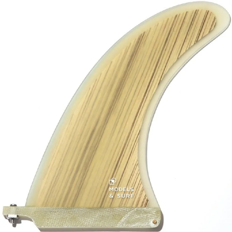 surfboard fins for all-weather surf conditions-Longboard Fin - Bamboo Cruise - 10.0