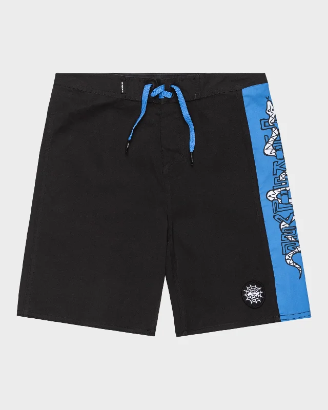 surf clothing for faster drying and comfort-Boys 8-16 Beach Bones 17" Boardshorts