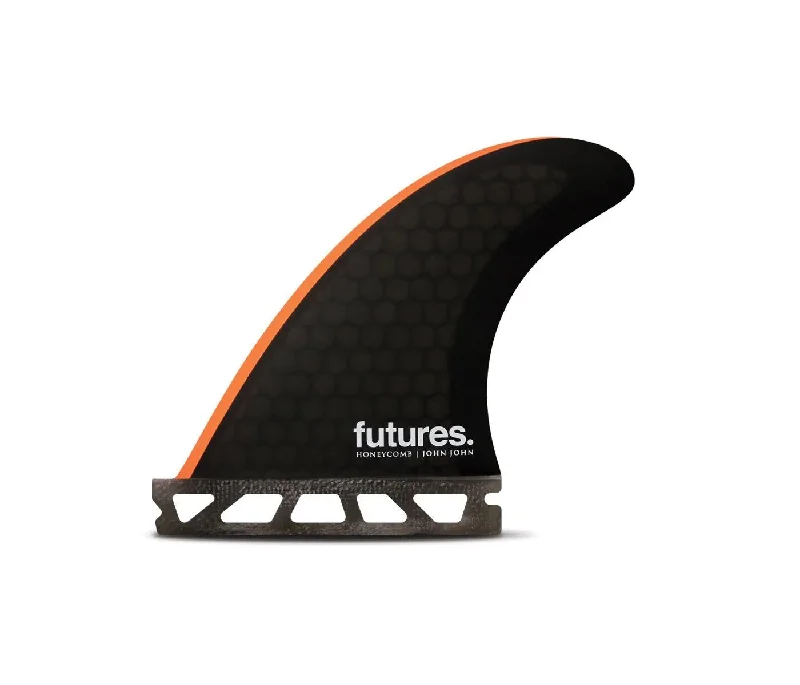 surfboard fins with stable base for improved speed-John John 2 Techflex Thruster Extra Small