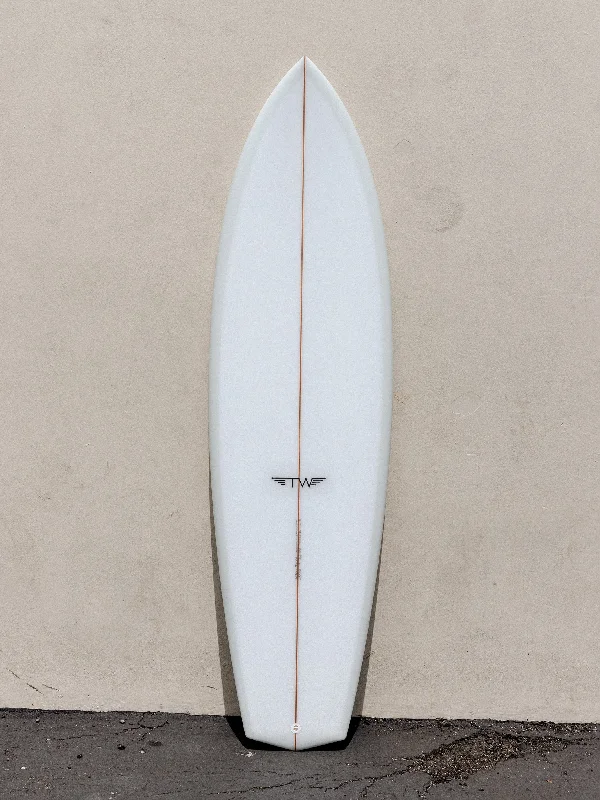 surfboards with lightweight materials for agility-Tyler Warren | 6’4” Zipper Clear Volan Surfboard