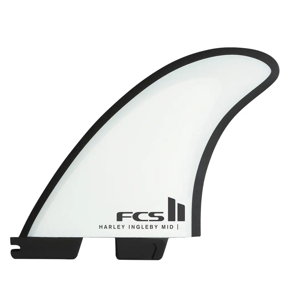 surfboard fins for optimized paddling power-FCS II Harley Mid PC Tri Quad Fin Set - Large