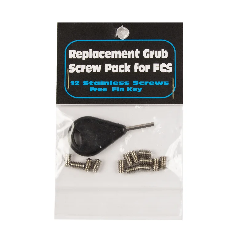 surfboard fins for quick turns and sharp cuts-FCS Fin Replacement Grub Screws