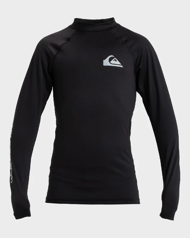 surf clothing for maximum protection in the surf-Boys 8-16 Everyday Long Sleeve UPF 50 Surf T-Shirt