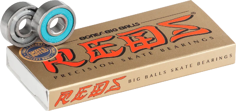 surf clothing for freedom of movement in the water-Bones BIG BALLS REDS Bearings 8pk